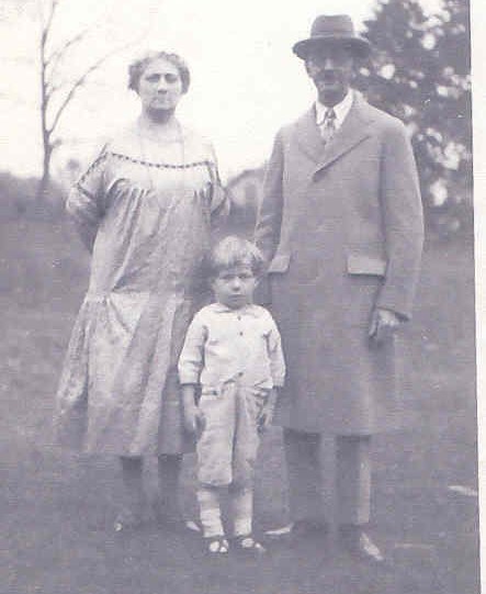 Lucinda C Whitehead Bigley:  Photo from Betty Sobotka posted on findagrave.com - Lucinda with her husband and grand son, Jacob Whitehead Bigley Jr.