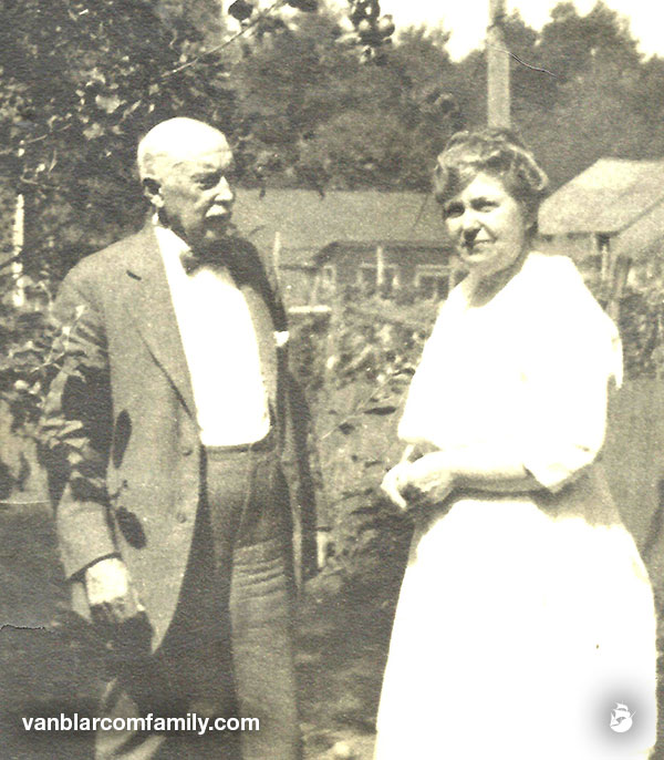 Andrew J  Van Blarcom: With his wife, Nellie Van Doren Van Blarcom. Photo courtesy of Robert Harding.