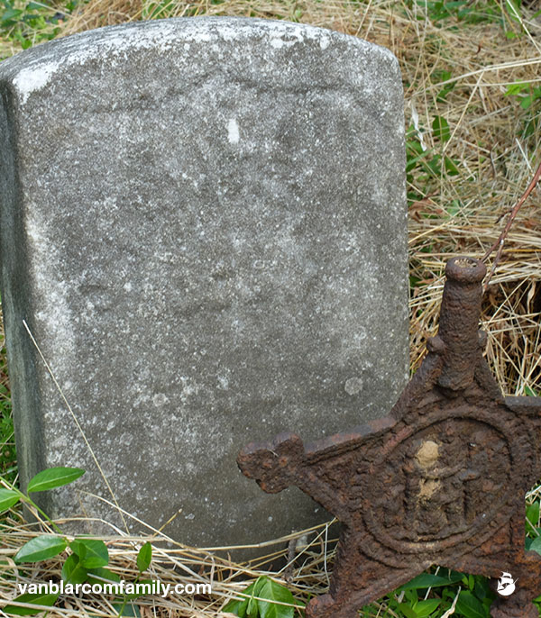 Jacob T  Whitehead: Headstone at Saums Burial Ground aka. Danberry Cemetery, Hillsborough, New Jersey.